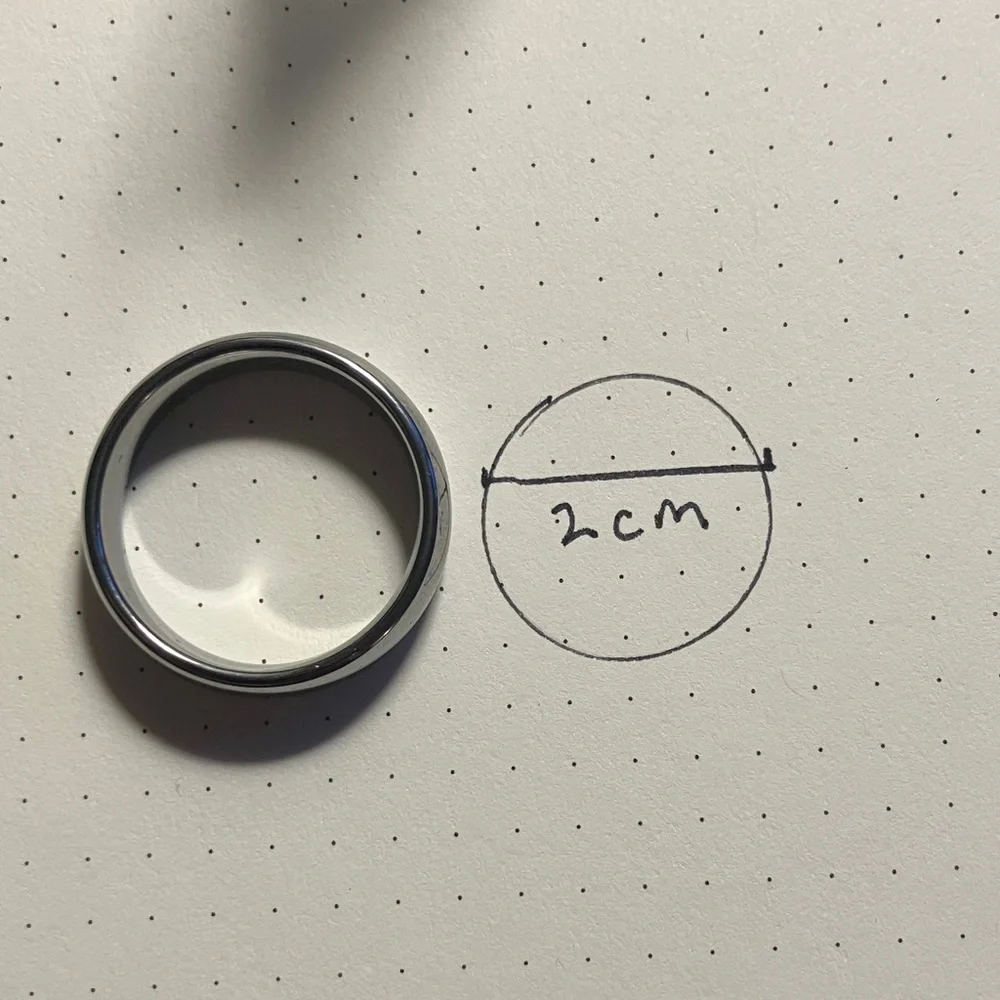 4/$20 Urban Outfitters Simple Polished Sterling-Look Band - Silver Tone